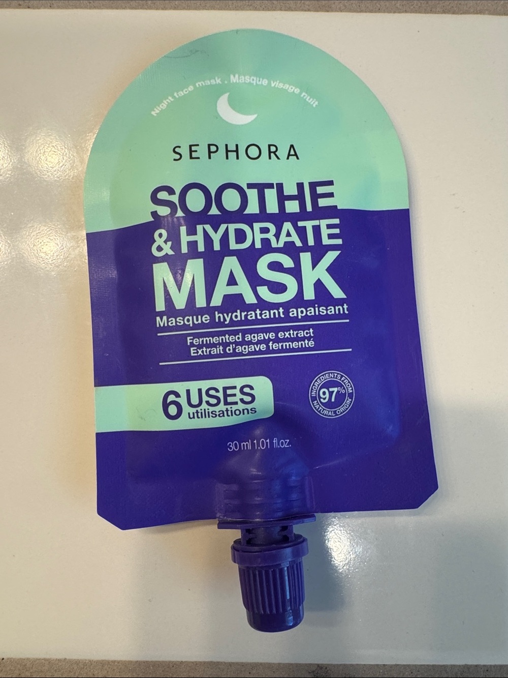 Sephora Soothe & Hydrate Mask — Mint Green and Deep Purple Pack